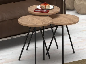 Set klub stolića 3/1 Falez 11 Boja Hrast