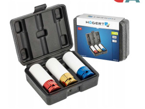 Hoegert 3-dijelni Set Nasadnih Ključeva 1/2 Za Aluminijumske Felg