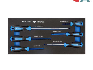 HOEGERT 6-Dijelni Set Krstasti Odvijača Umetak Za Radionička Koli