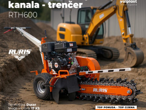 RURIS RTH600 mašina za kopanje kanala trenčer