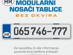 HR nosači držač držači tablice tablica okviri okvir za Hrvatske
