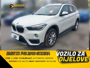 BMW X1 F48 2.0 2018 MJENJAC MOTOR B47C20U1 DIJELOVI