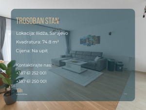 Trosoban stan 74.8 - Ilidža, Velika Aleja