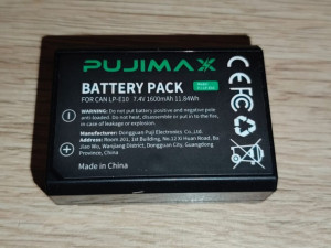 Baterija LP E10 7.4V 1600mAh Canon EOS 1100D 1200D 3000D 4000D