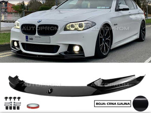 BMW 5 F10 F11 MP LIP SPOJLER SPLITER PREDNJEG BRANIKA PREDNJI