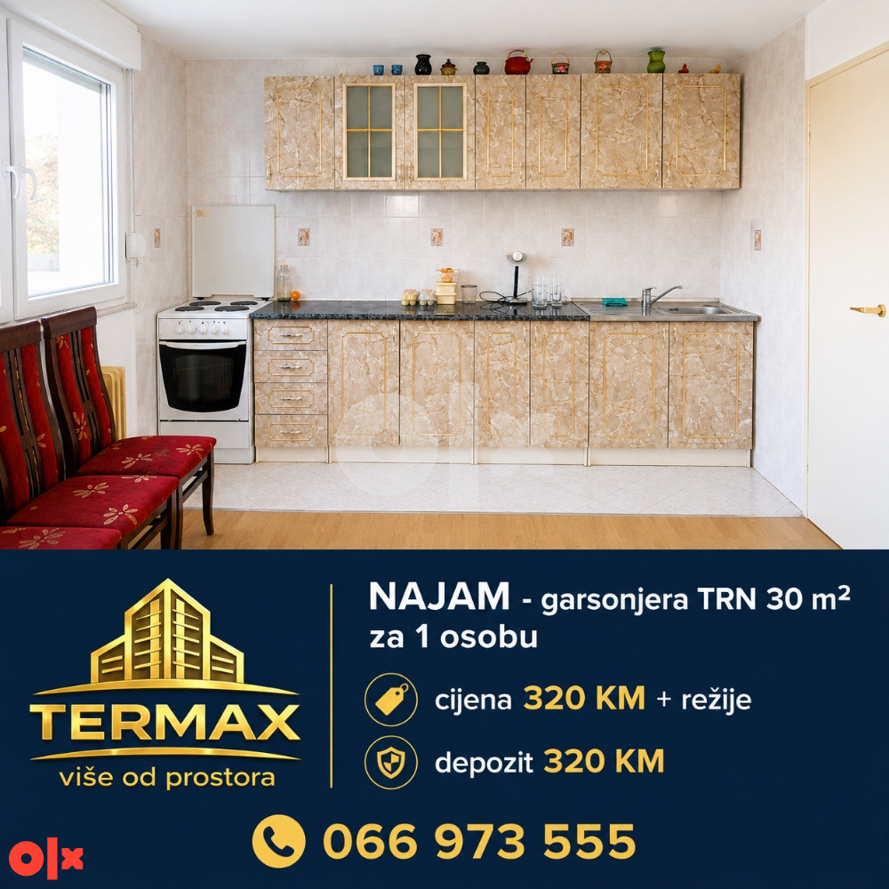 NAJAM - TRN - garsonjera 30 m2