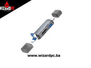 Card Reader OTG Type-C-USB-TF SA-6435 (21458)