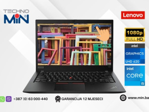 Lenovo ThinkPad T490s 14" FHD Touch, i5-8265U, 16GB, 512GB SSD