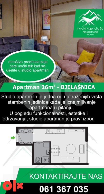 Luksuzan apartman-Bjelašnica - skijašnica+parking 10