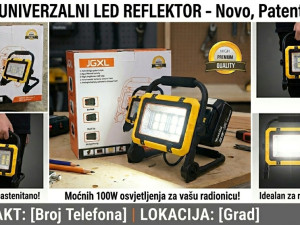 Profesionalni LED Reflektor JGXL  Snaga i Mobilnost!