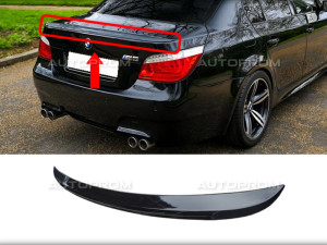 BMW E60 M SPOJLER LIP GEPEKA CRNI SJAJNI