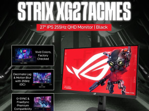 Asus ROG Strix XG27ACMES Gaming monitor 2560x1440 255Hz 2K IPS