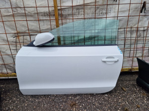 Prednja lijeva vrata AUDI A5 COUPE 2VRATA 2 BIJELA LY9C staklo