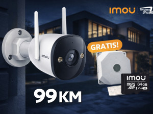 Imou Bullet 2E - 5 MPX - slika u boji uvijek + 64GB + RBOX