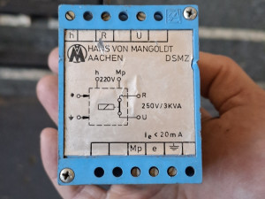 Kontakter rele relej HANS VON MANGOLDT AACHEN DSMZ
