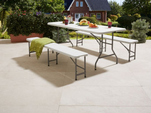 VRTNI SET SKLOPIVI STOL + 2 KLUPE