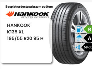 195/55 R 20 95H XL HANKOOK K135