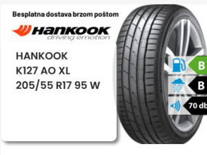 205/55 R 17 95W XL HANKOOK K127AO