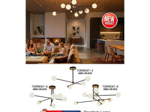 Luster TORRENT sa 4, 6 ili 8 grla 021-027-0008