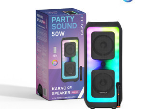 Zvučnik Gigatech BSK-200 (FM/USB/TF/AUX/TWS/BT) wireless mikrofon