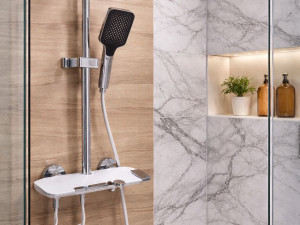 TUŠ SET HROM/BIJELI ČETVR. 251016