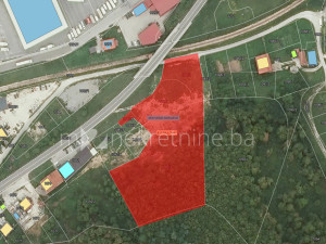 m2: Rajlovac - parcela 9436m2 preko puta Carinskog terminala