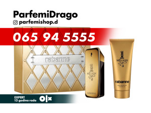 Paco Rabanne 1 Million set 100ml edt + 100ml SG . 100 ml 1Million