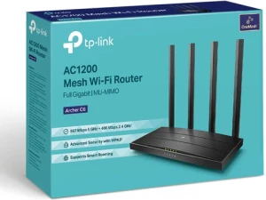 Ruter TP-LINK AC1200 Wireless MU-MIMO Gigabit Router Archer C6