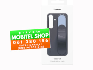 Samsung Galaxy S25 Standing Grip Case Black - ORIGINAL