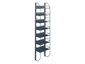 Trgovačka PARAZIT polica/stalak h-130cm, antracit