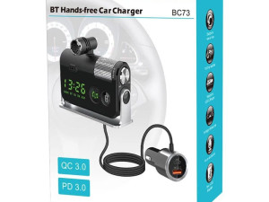 Bluetooth transmiter za auto BC73 FM