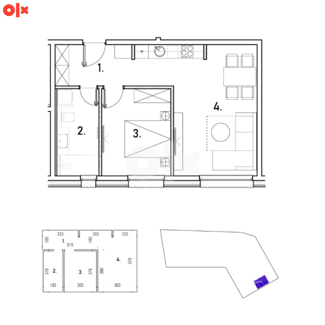 Jahorina - Vučko Residence - Apartman 44,05 m2  + parking mjesto 3