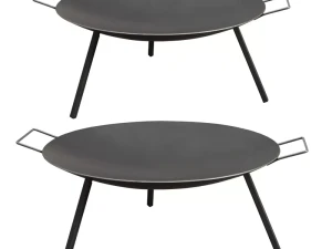 ROŠTILJ TANJIRAČA ČELIČNA SA SKLOPIVIM NOGAMA 40 CM