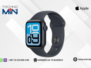 Apple Watch SE 3 Midnight Aluminum Case Midnight Sport Band S/M