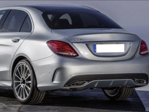 Auspuh difuzor spojler AMG mercedes c klasa w205 2014-2018 god.