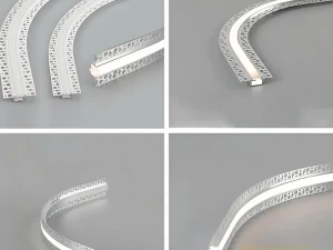 Fleksibilna ugradna alu kanalica za LED traku 20x8mm 2m