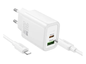 HOCO N61 network charger USB + Type-C outlet 20W PD fast charger