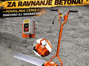 IZNAJMLJIVANJE ELEKTRIČNA VIBRO LETVA ZA RAVNANJE BETONA