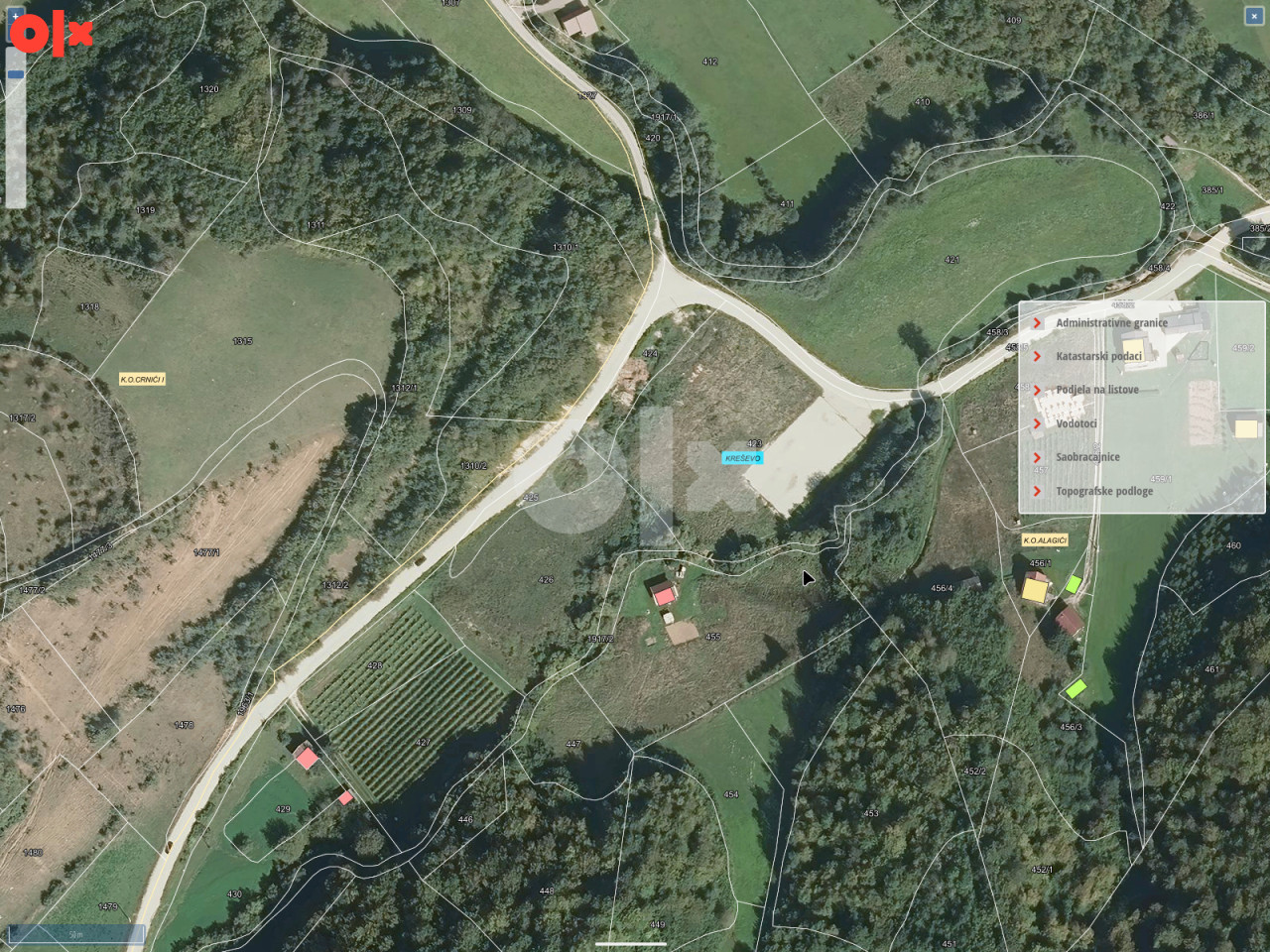 Zemljište Kreševo 4759m2