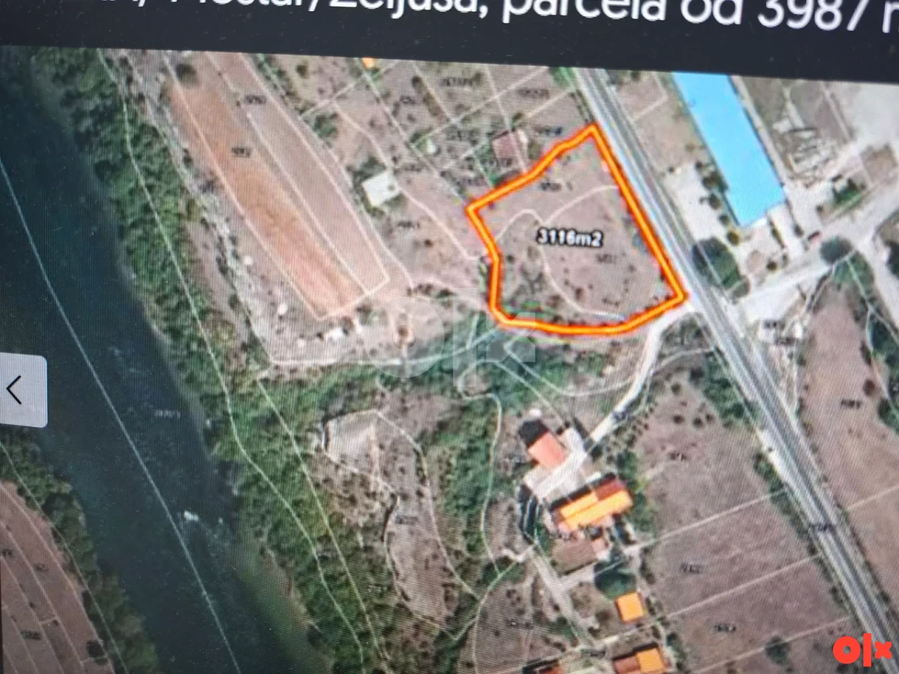 ALMENA/Mostar/Željuša,parcela 3116m2