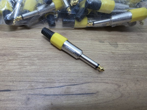 PROFI 6.3mm jack konektor MONO (metalni)