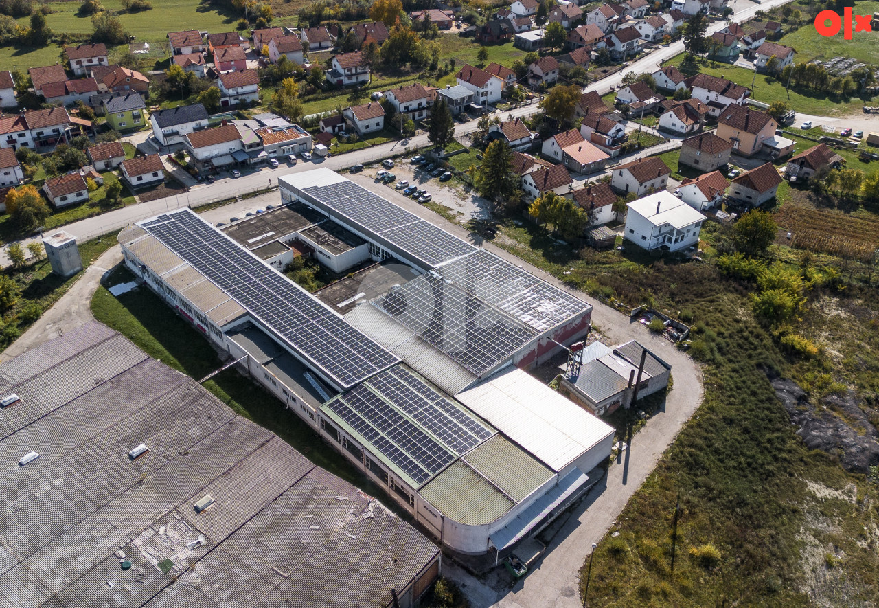 INDUSTRIJSKI PROIZVODNO/SKLADIŠNI KOMPLEKS hala 5300 m2 Bugojno