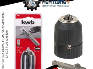 KWB brzostezna glava 13 mm sa adapterom SDS Plus (49298490)