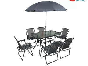 Expert Baštenska Garnitura Sto 120 x 70 x 70 cm i 6 Stolica Sa Su