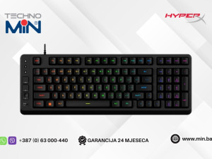 HyperX Eve 1800 RGB Gaming mebranska tastatura B7JE0AA, Black