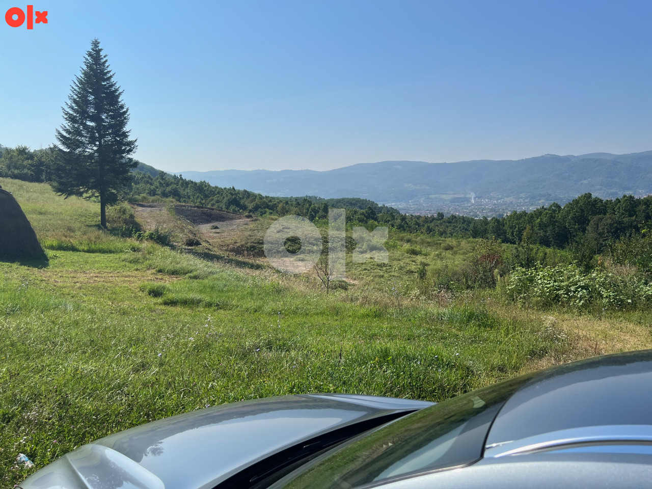 Plac Česma 1448m2, pogled na grad, Idejno rješenje + UT uslovi