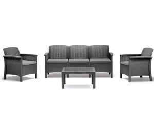 VRTNA GARNITURA RIALTO 3 BICA ITALIJA GRAFIT SIVA