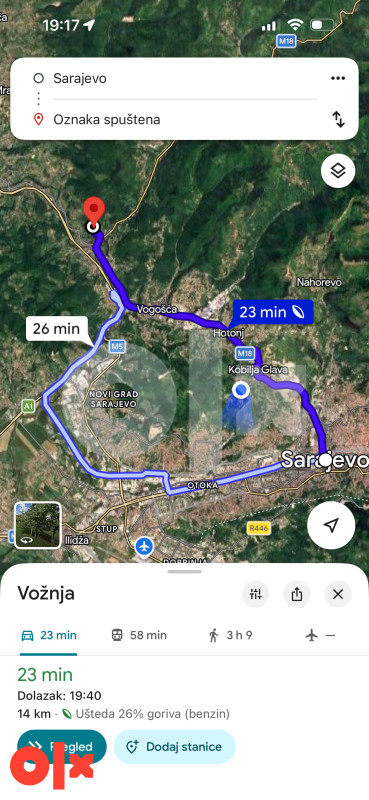 Zemljište Vogošća Semizovac 2