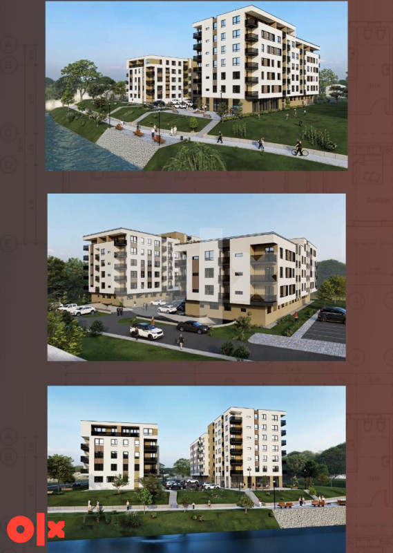 Stanovi 43 m2 - 68 m2 Kočićev vijenac/Hisete, Banja Luka
