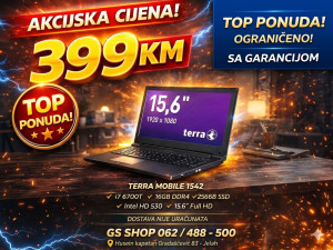 Laptop Terra Mobile i7 6700 16GB DDR4 256GB SSD FHD
